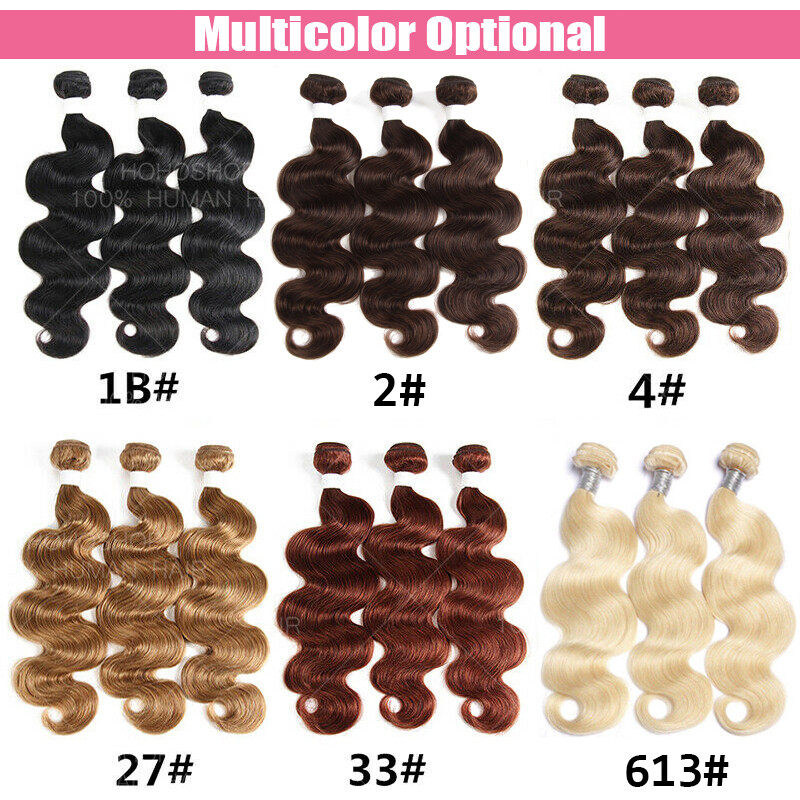 Straight Thick 100% Malaysian Virgin Bundles Human Hair Extentions Weave Weft 8A