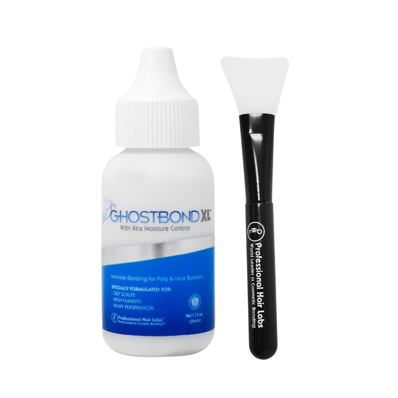 Invisible Lace Wig Glue – XL 1.3oz Hair Replacement Adhesive & Silicone Applicat