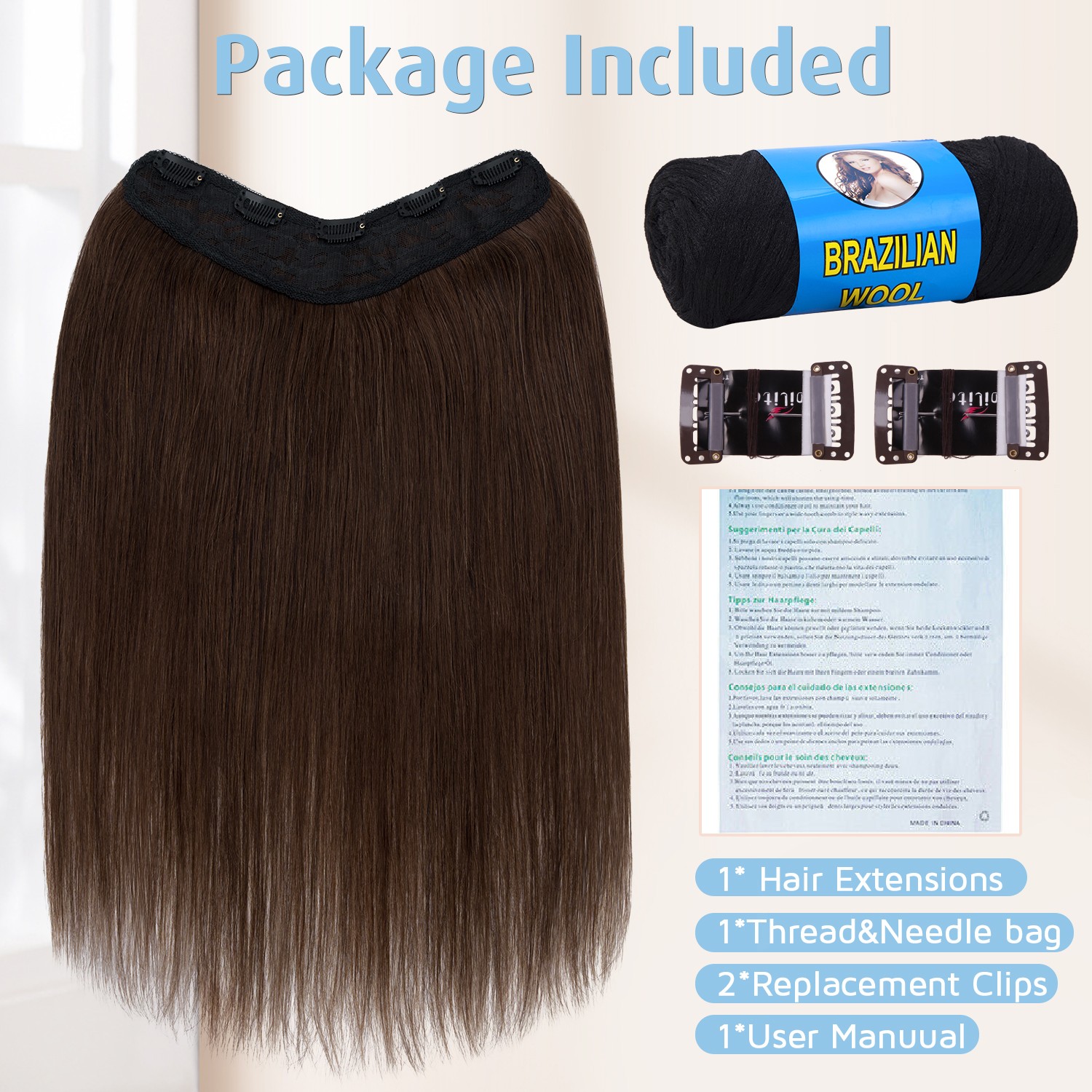 CLEARANCE One Piece Clip in 100% Remy Human Hair Extensions Highlight Blonde 20″