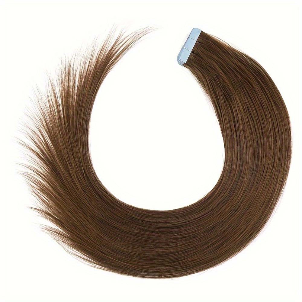 High-Quality Soft Glossy 20-Piece Tape In Hair Extensions – 100% Remy Human Hair