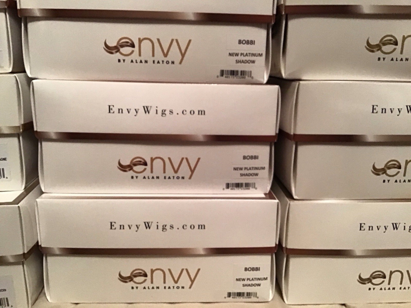 NEW IN BOX BOBBI Wig by ENVY NEW PLATINUM SHADOW Lace Front Mono GORGEOUS