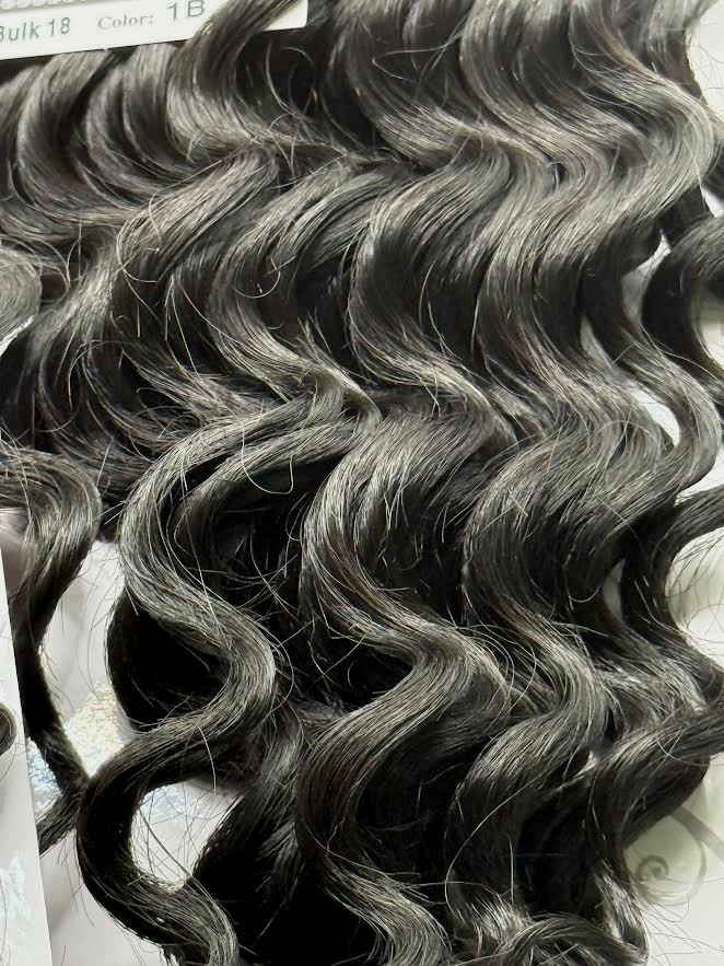 VIOLET DEEP BULK 18″ PREMIUM QUALITY TANGLE FREE HUMAN HAIR