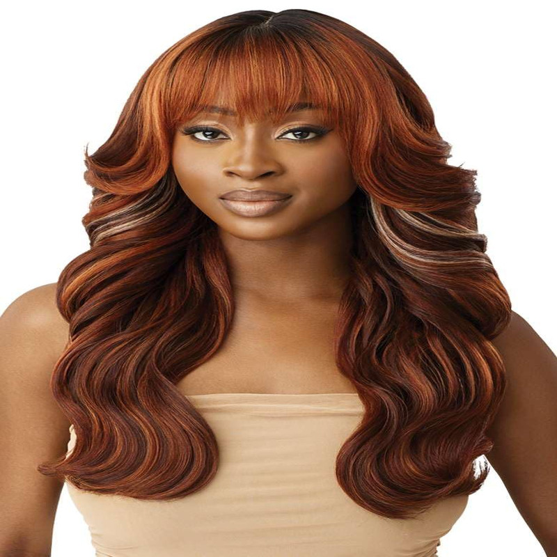 Outre Braids Outre Lace Front Wig – Melted Hairline – Mandisa Dark Violet