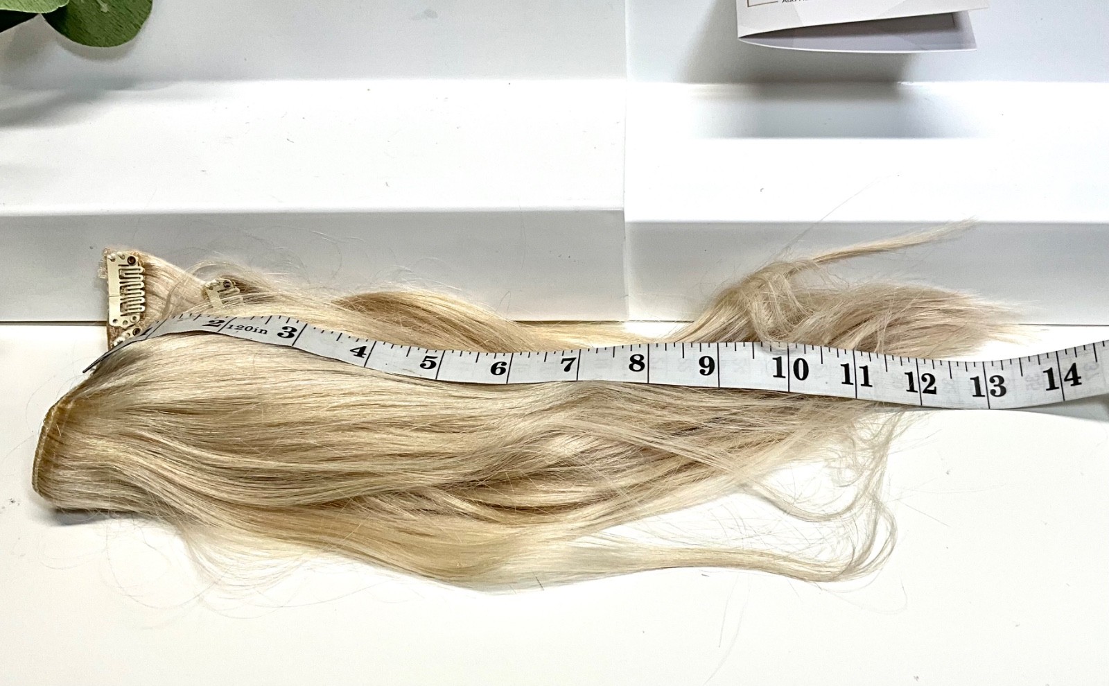 Ve Sunny Clip in Hair Extensions Real Human Hair 12inch Blonde 60A# 5 Pcs/70g