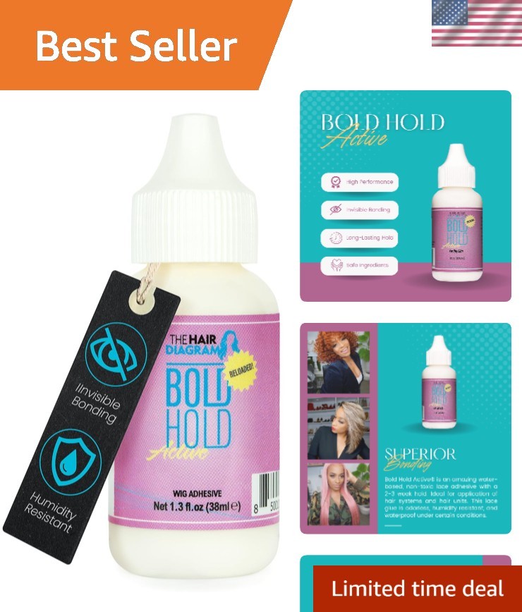 The Hair Diagram – Reloaded – Strong Hold Glue for Wigs and Hair Systems – In…