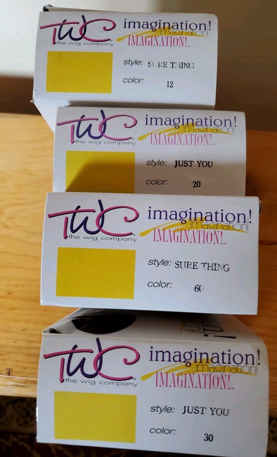 TWC The Wig Company Imagination Fashionable Hair Enhancer Lot Sure Thing Just Yo