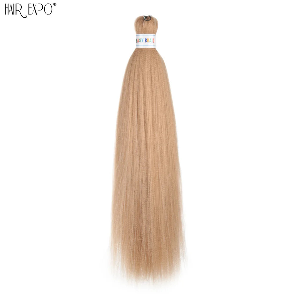 26Inch Easy Braids Synthetic Hair Colorful Pre Stretched Extensions Jumbo Ombre