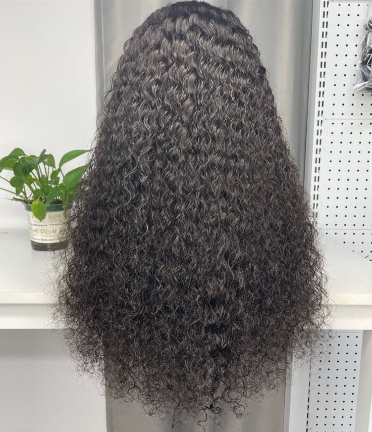 Vietnamese Raw Custom Closure HD Wig #1B 2×6 4×4 5×5