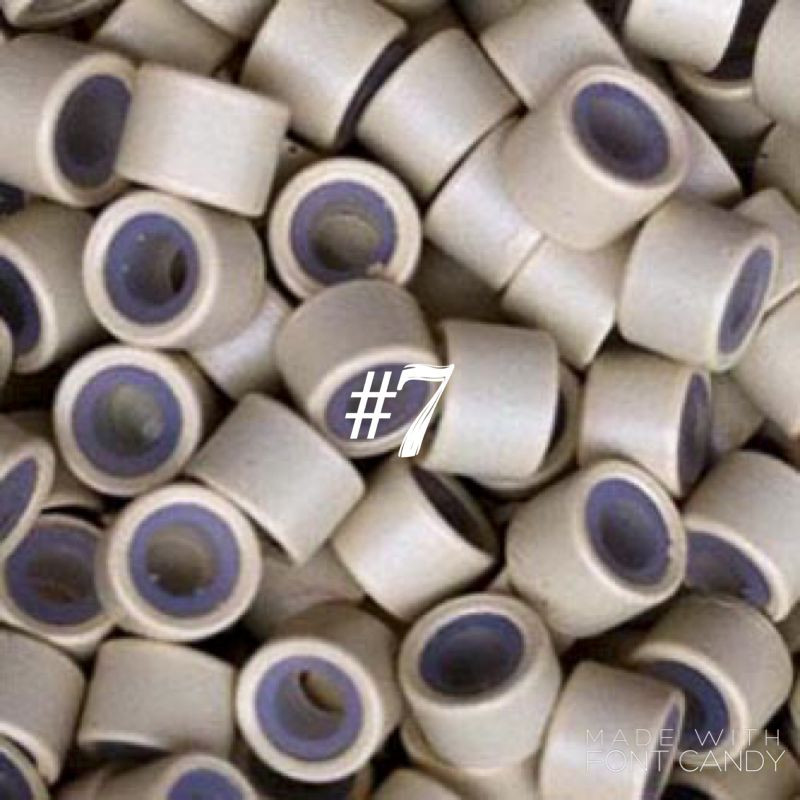 150/250/500/1000 4mm 4.5mm 5mm Silicone Micro Rings for Hair Extensions
