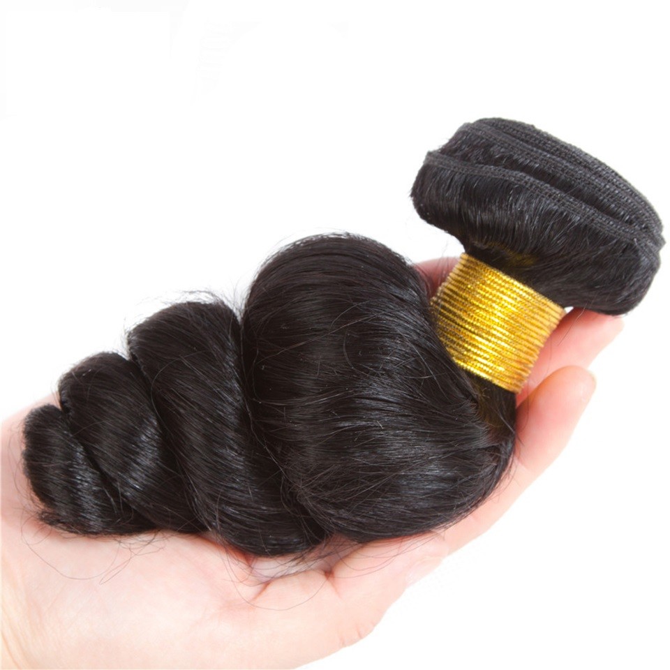 Premium Loose Wave sew in Hair 1 Bundle 100 Human Hair 100g/Bundle 10 In – 30 In