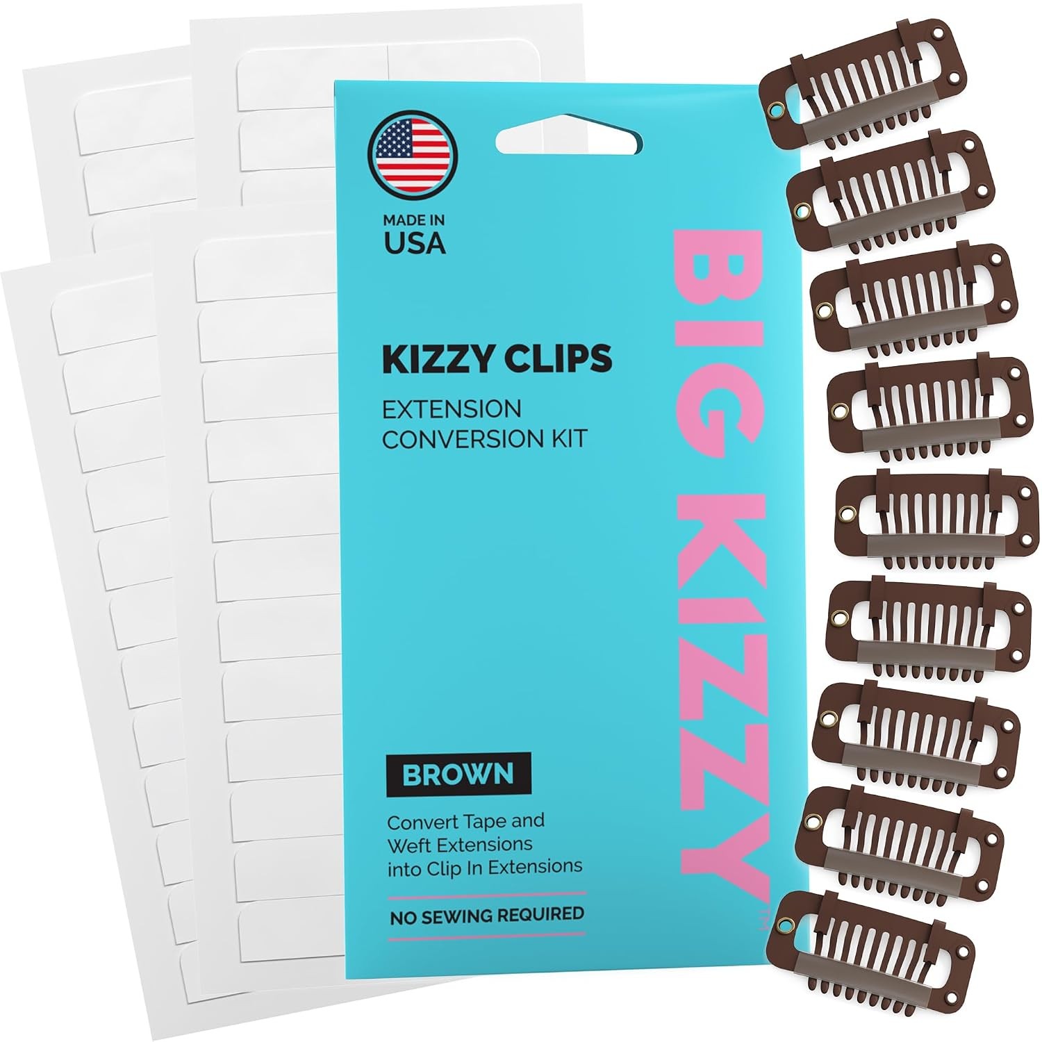 DIY Clip In Hair Extensions Kit – Convert Tape In Human Hair Extensions into …