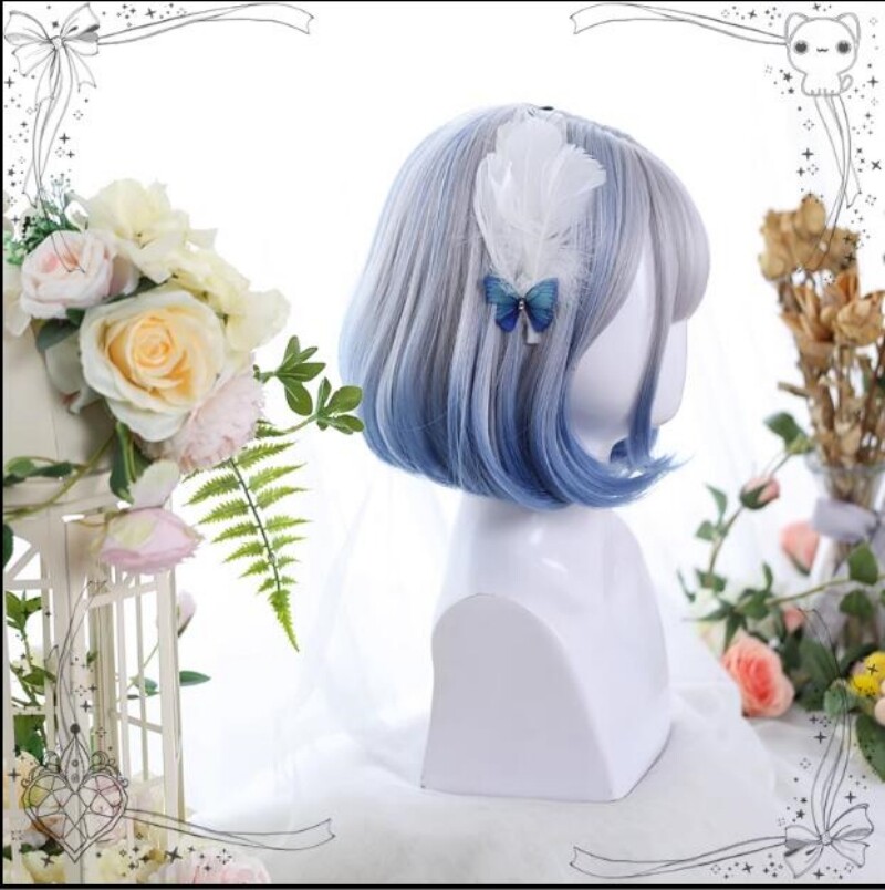 Harajuku Japanese Lolita New Hairpiece Cosplay Daily Cute JK Short Hair Full Wig