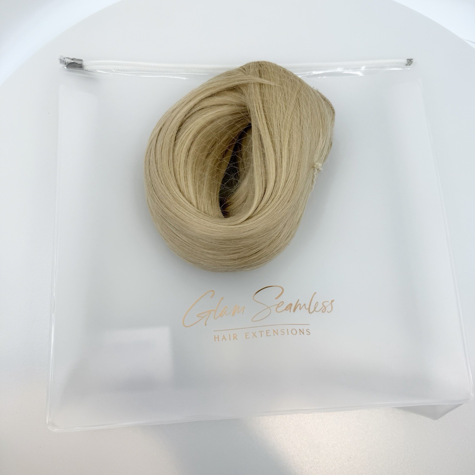 Glam Seamless 20″ Glam Band Halo Beach Blonde 613 New Remy Human Hair Extensions