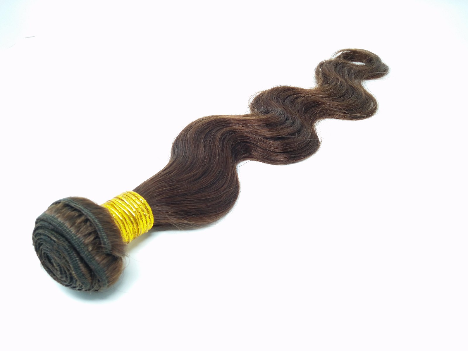 Medium Brown #4 Body Wave Wavy Sew In Hair Weave Extension 100 Human Ali Bundle