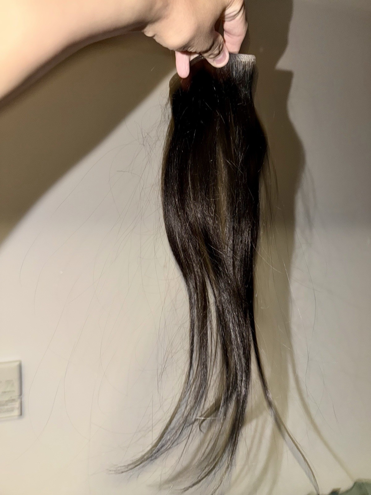 Luxy Hair Halo 16” Off Black 140g