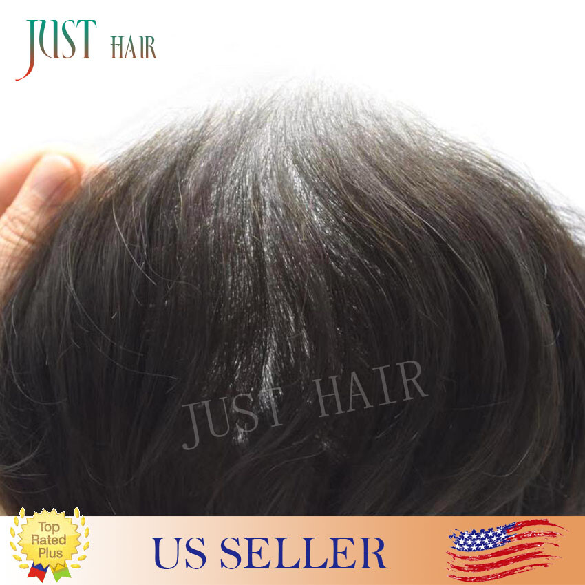 Mens Toupee,Hair replacement,Hairpiece for men Full French lace Mens Hair system