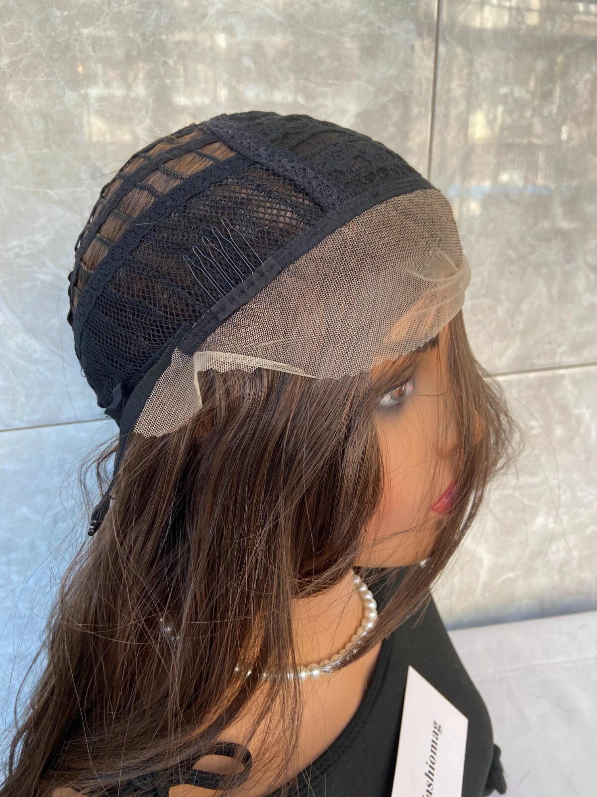 Long Straight Lace Front 100% Human Hair Blend Heat Ok Wigs Women Super Natural