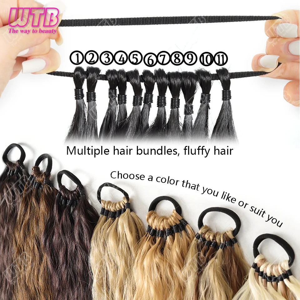 Synthetic Braided Wig Corn Perm Curly Ponytail Braided Wig For Daily Wear