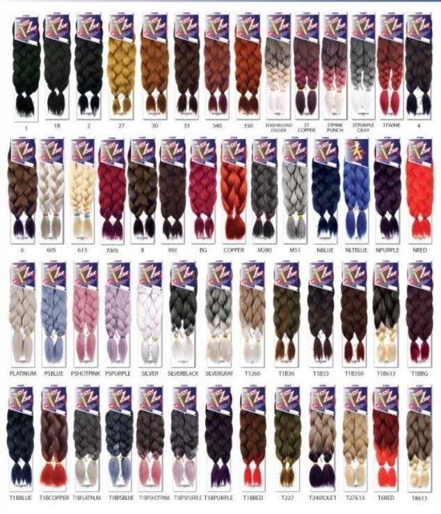 Supreme Super X TZ 2 Bundle 48” Synthetic Hair 100% Kanekalon [PACK OF 3]