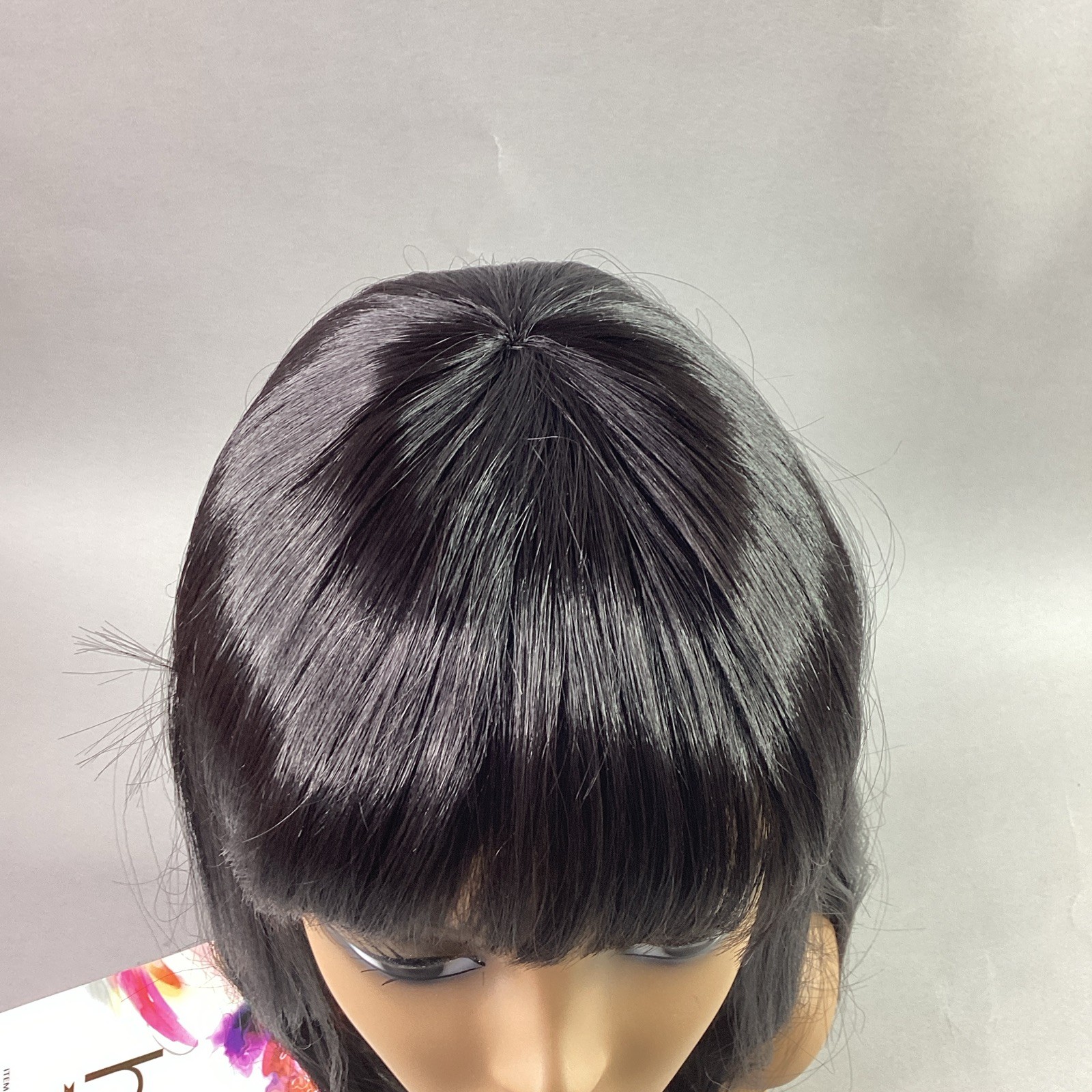 Halo Ashanti Straight #2 Darkest Brown Human Hair Blend Full Wig