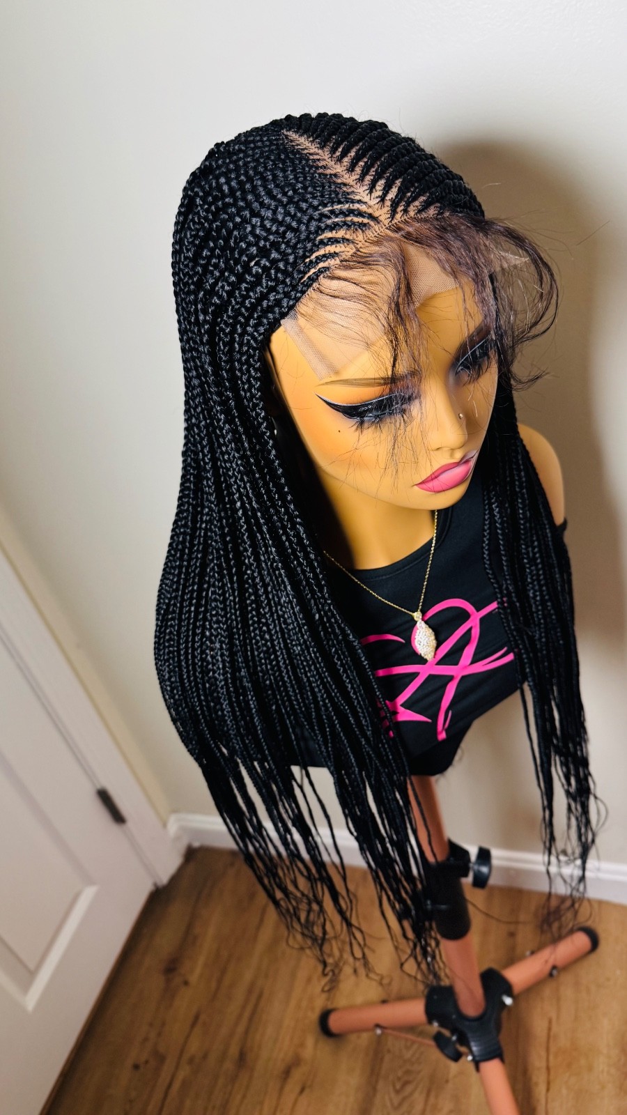 braided wig closure Easy Wear Ready To Ship