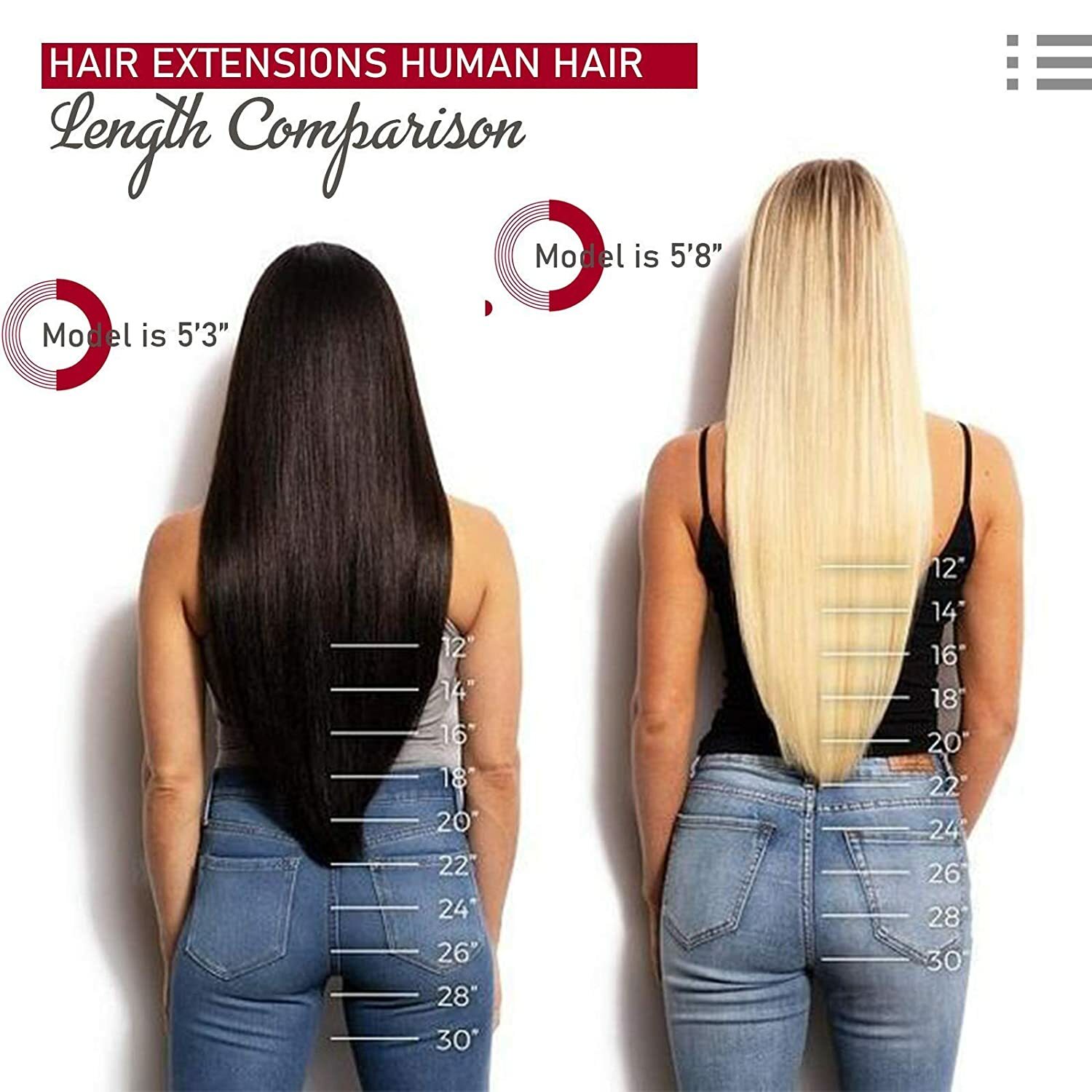Micro Ring Hair Extensions Per-Looped Micro Beads Loop Tip Remy Human Hair 0.5g/
