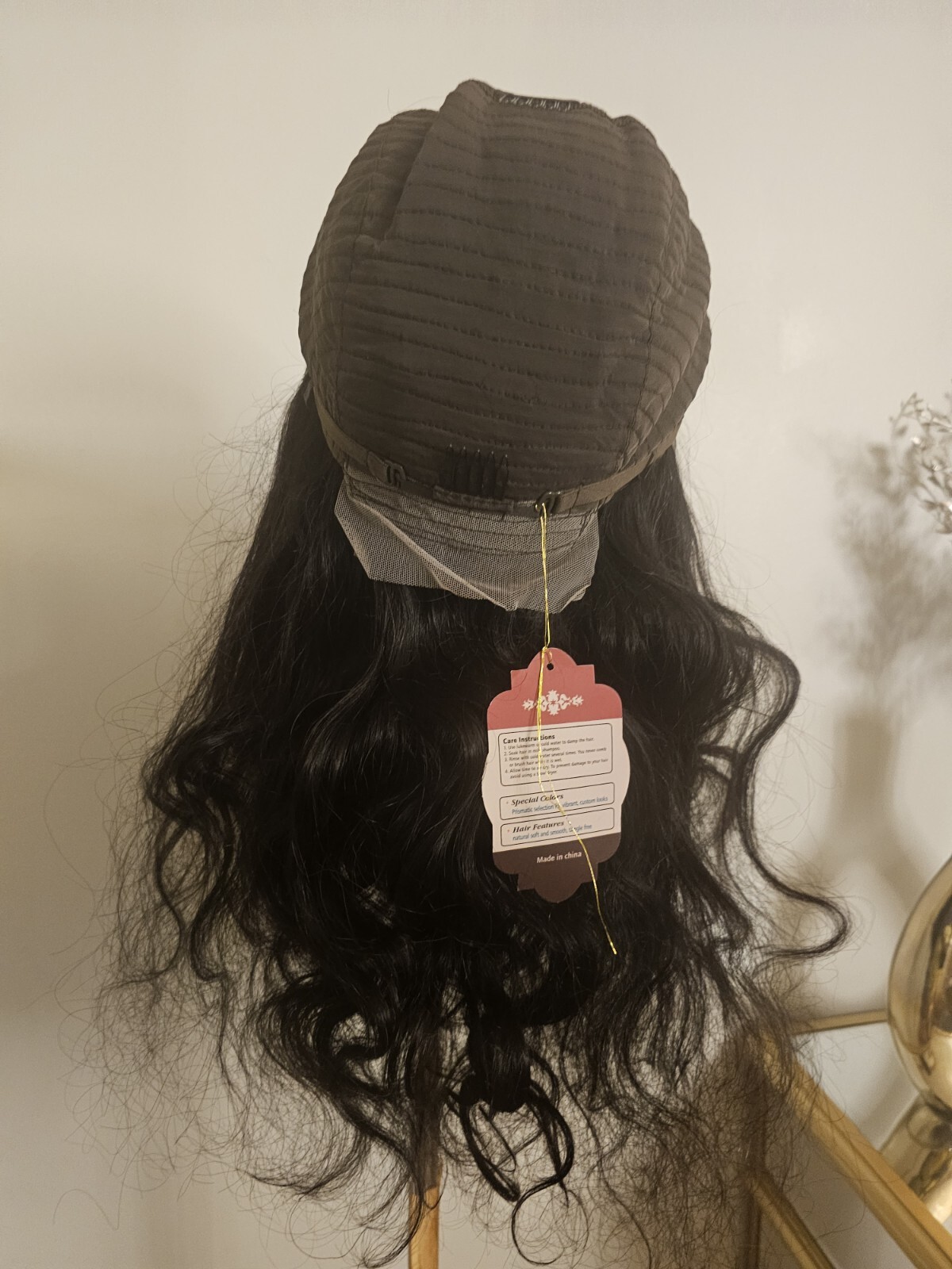 High Quality regular Top 22″ straight 100% Virgin Human Hair Lace Wig