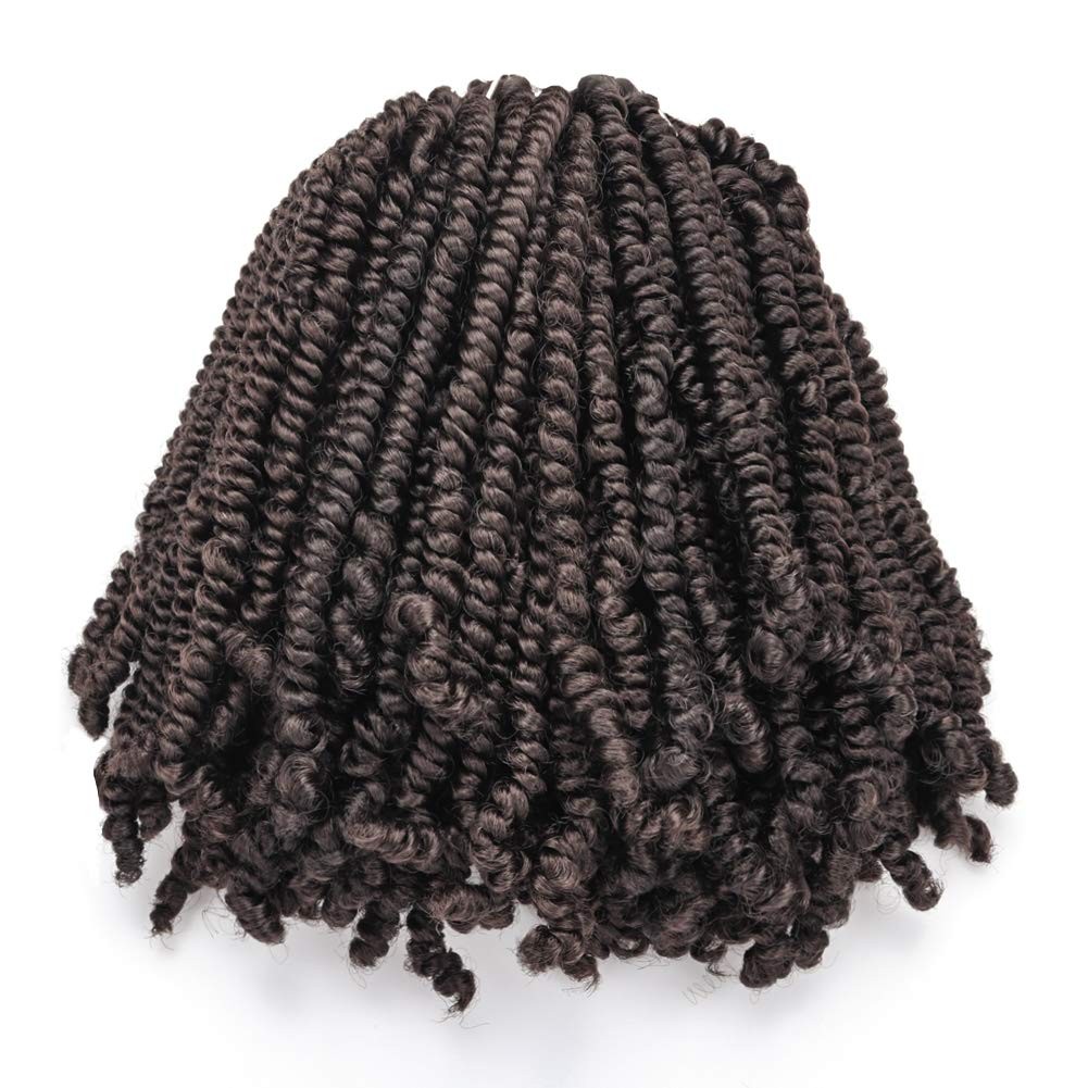 Toyotress Bob Spring Twist 6 Inch160 Strands Short Fluffy Twist Pre-Twisted