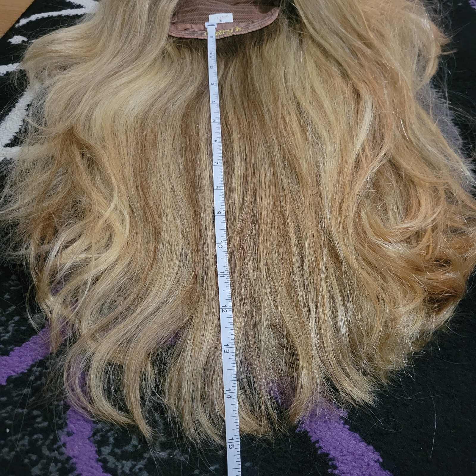 Clary’s 100% Virgin European human hair wig custom highlights blonde – 24 inches