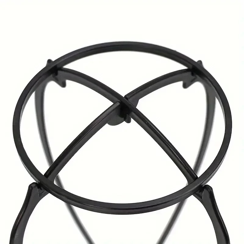 Durable Portable Plastic Wig Stand Easy Assembly Wig Cap Holder for Home Salon