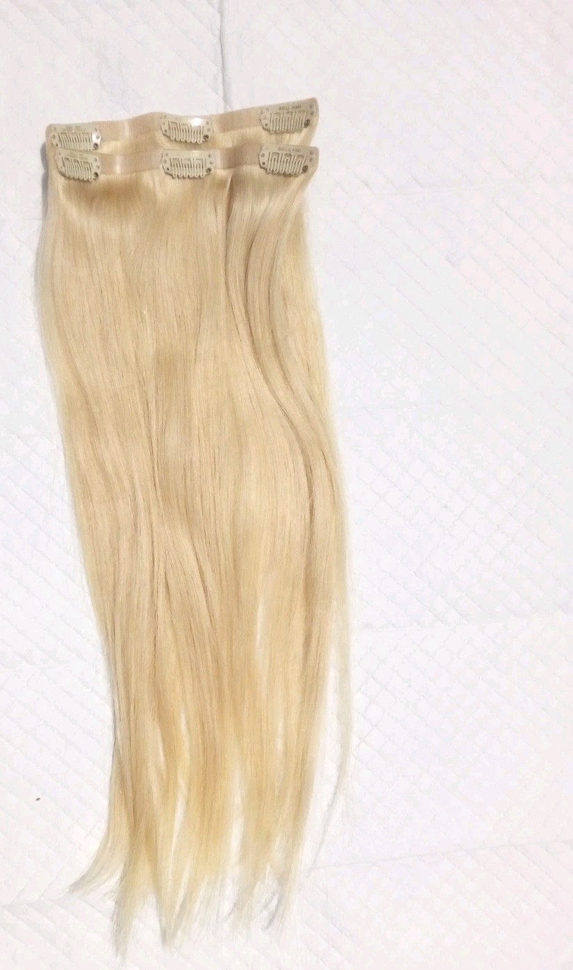 Bellame Instant Volume Halo Hair Extensions Kit 140g 16″ #613 Beach Blonde