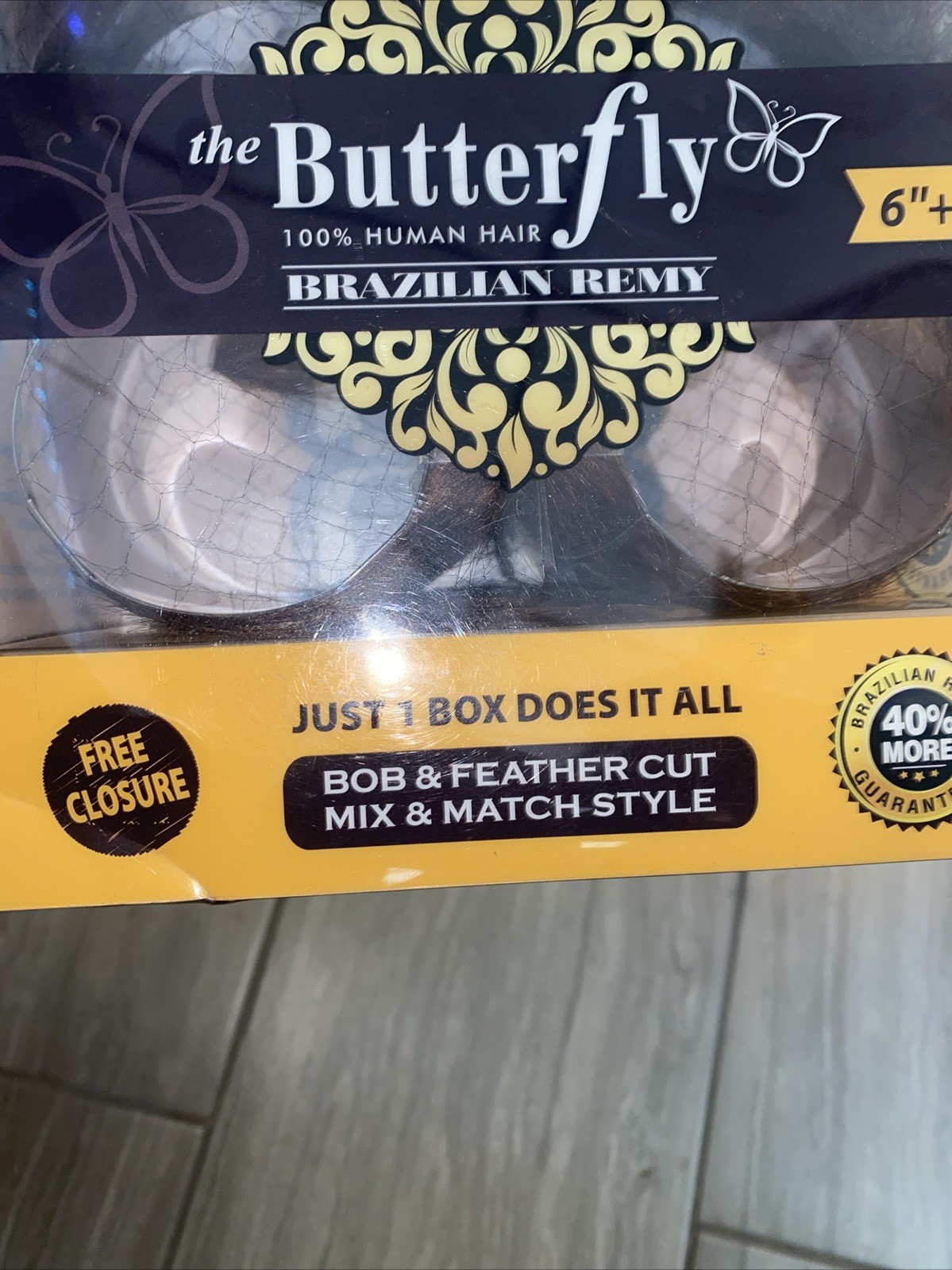 Oh! Yes 100% Human Hair-The Butterfly Wrap 6”10”+free closure 4