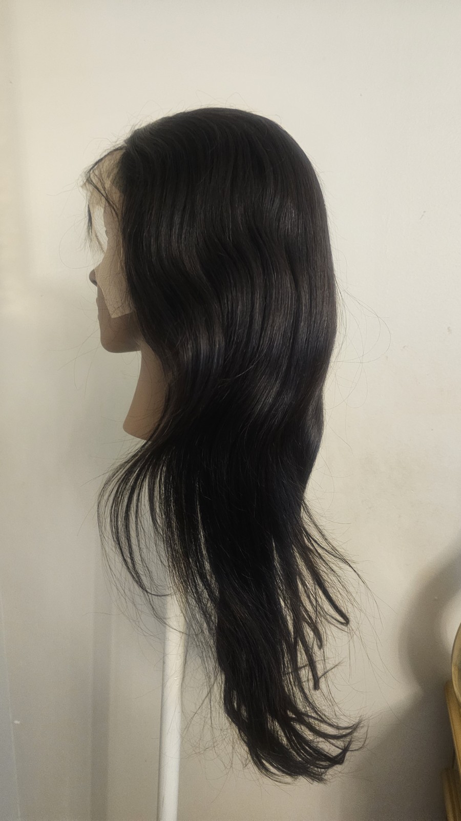 High Quality regular Top 24 to 26″ straight 100% Virgin Human Hair Lace Wig