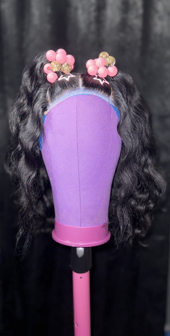 18” Custom Styled Pony Wig | 5×5 Glueless | 100% Human Hair | Statement Look