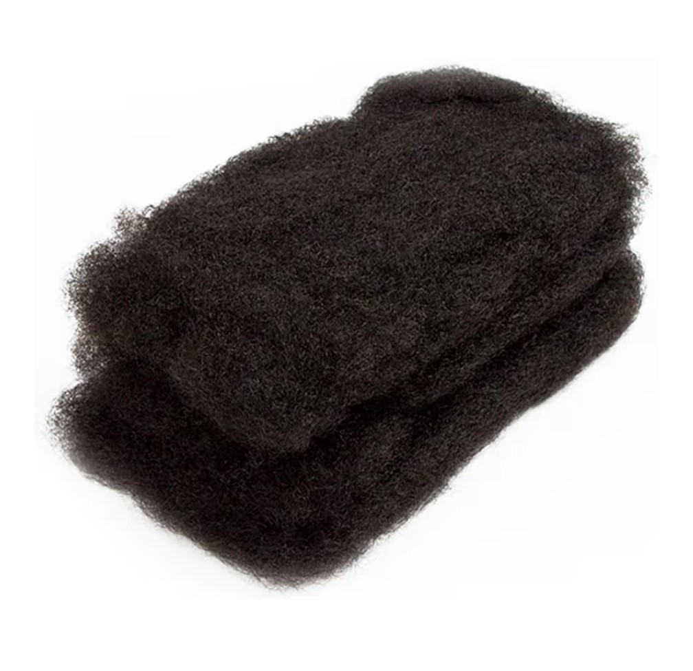Queen Virgin Remy QVR 10in Afro Kinky Bulk Human Hair 50g Natural Black