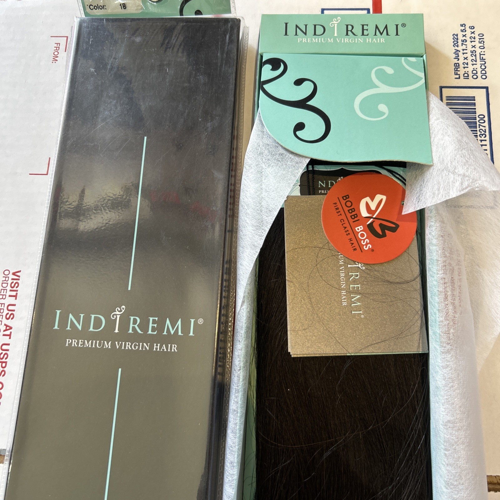 indi remi hair bobbi boss hair extensions Natural Yaki 12” Inches Color #1B
