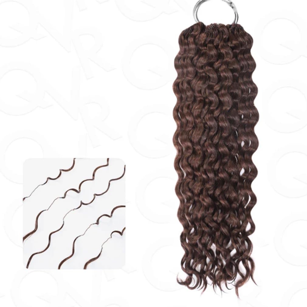 Queen Virgin Remy Qvr Pro Pre Separated Water Wave Feather Crochet Human Hair