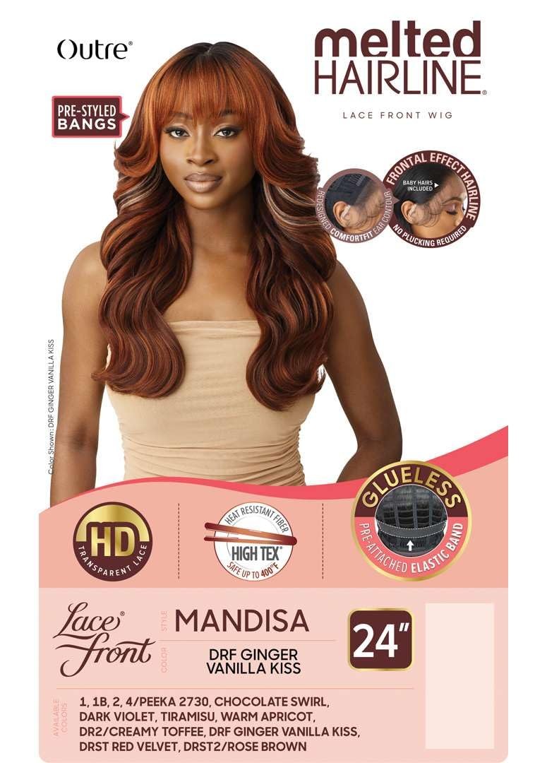 Outre Braids Outre Lace Front Wig – Melted Hairline – Mandisa Dark Violet
