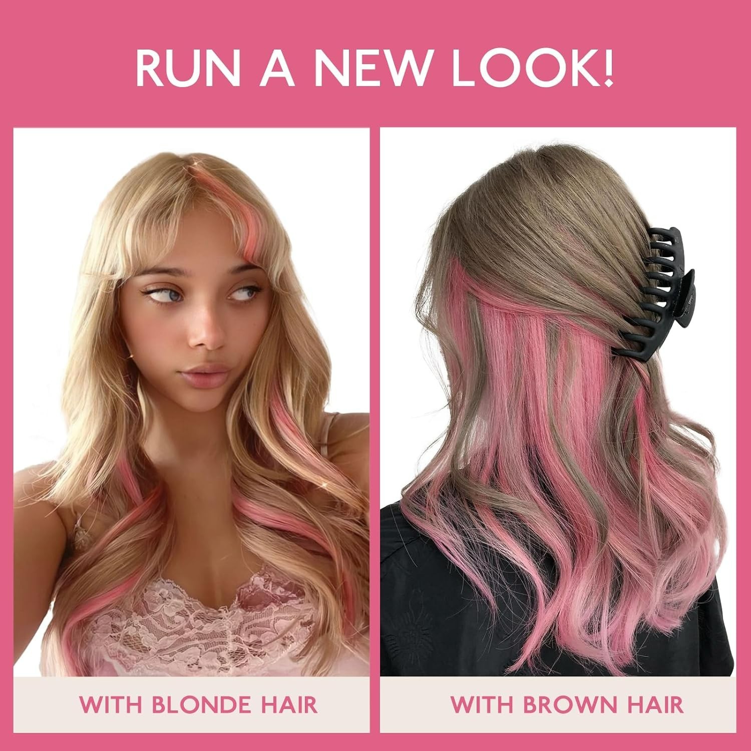 Colored Hair Rainbow I Tip Human Hair Extension With FREE Micro Beads and Hook