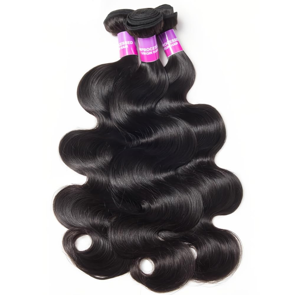 12A Human Hair Bundles 100g Body Wave Bundles Human Hair Extensions 24 Inch Braz