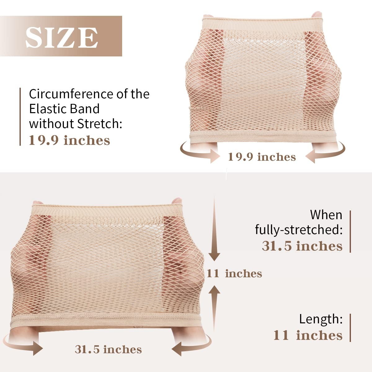 Comfortable 2-Piece Wig Caps – Breathable Design for All-Day Wear, Nude Color