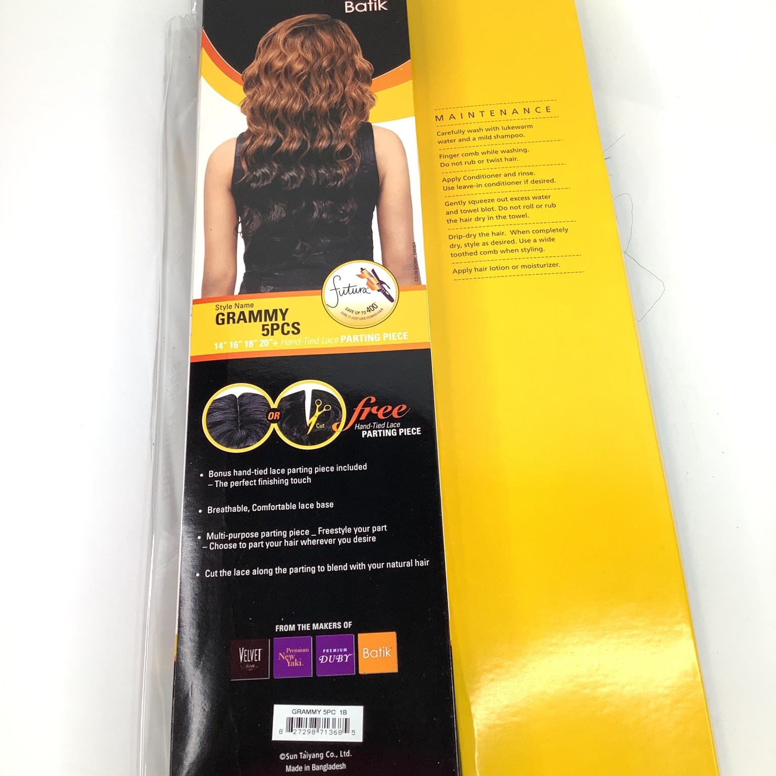 Outre Batik DUO GRAMMY 5PCS Hair Extensions 14″ 16″ 18″ 20″ Black
