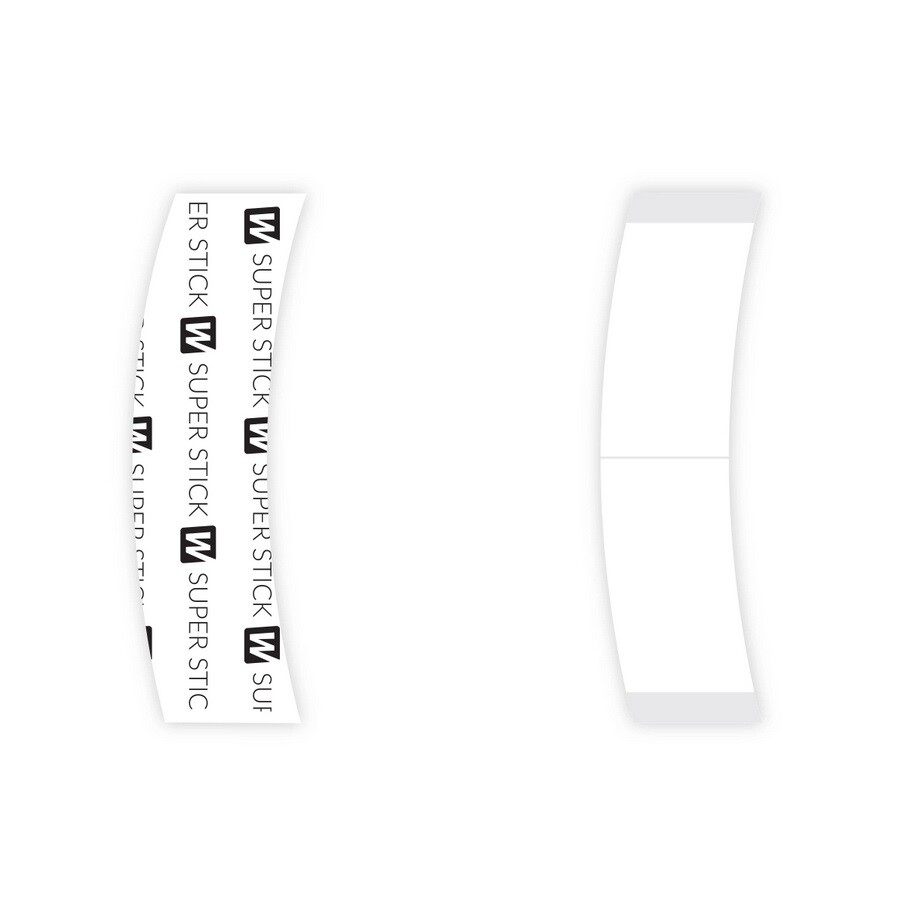 Walker Tape Super Stick by Walker Tape Shape C 108 Piece Wig Toupee