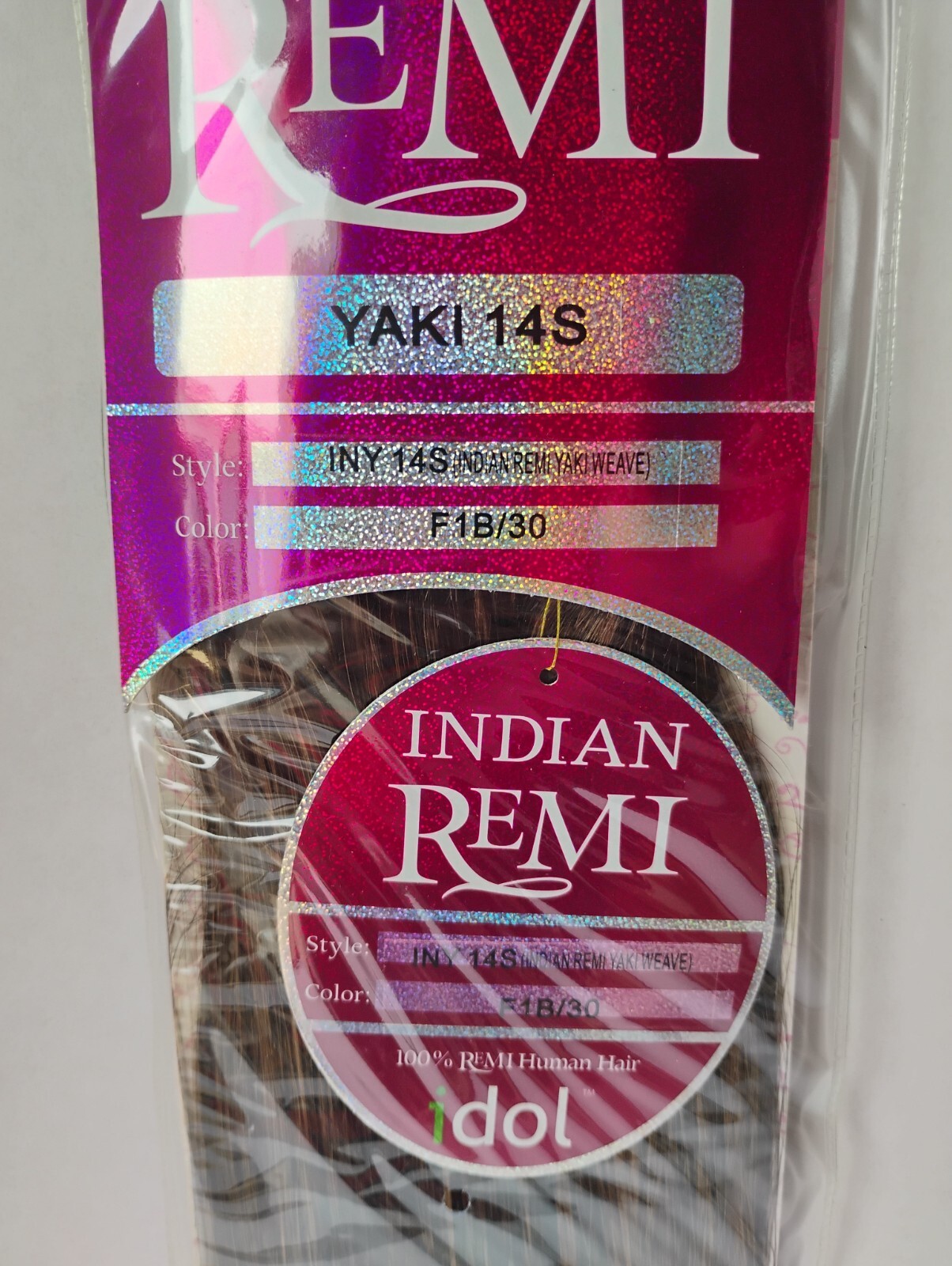 Idol Indian Remi Yaki Human Hair Extension – 14″ . 9 Shades