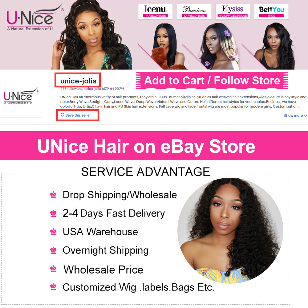 UNice Hair Cambodian Body Wave Bundles Virgin Human Hair Extensions Weaves Wefts