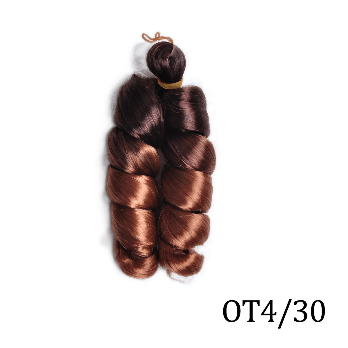 Bouncy Loose Curly Pre Stretched Braiding Hair Synthetic Easy Braid Crochet