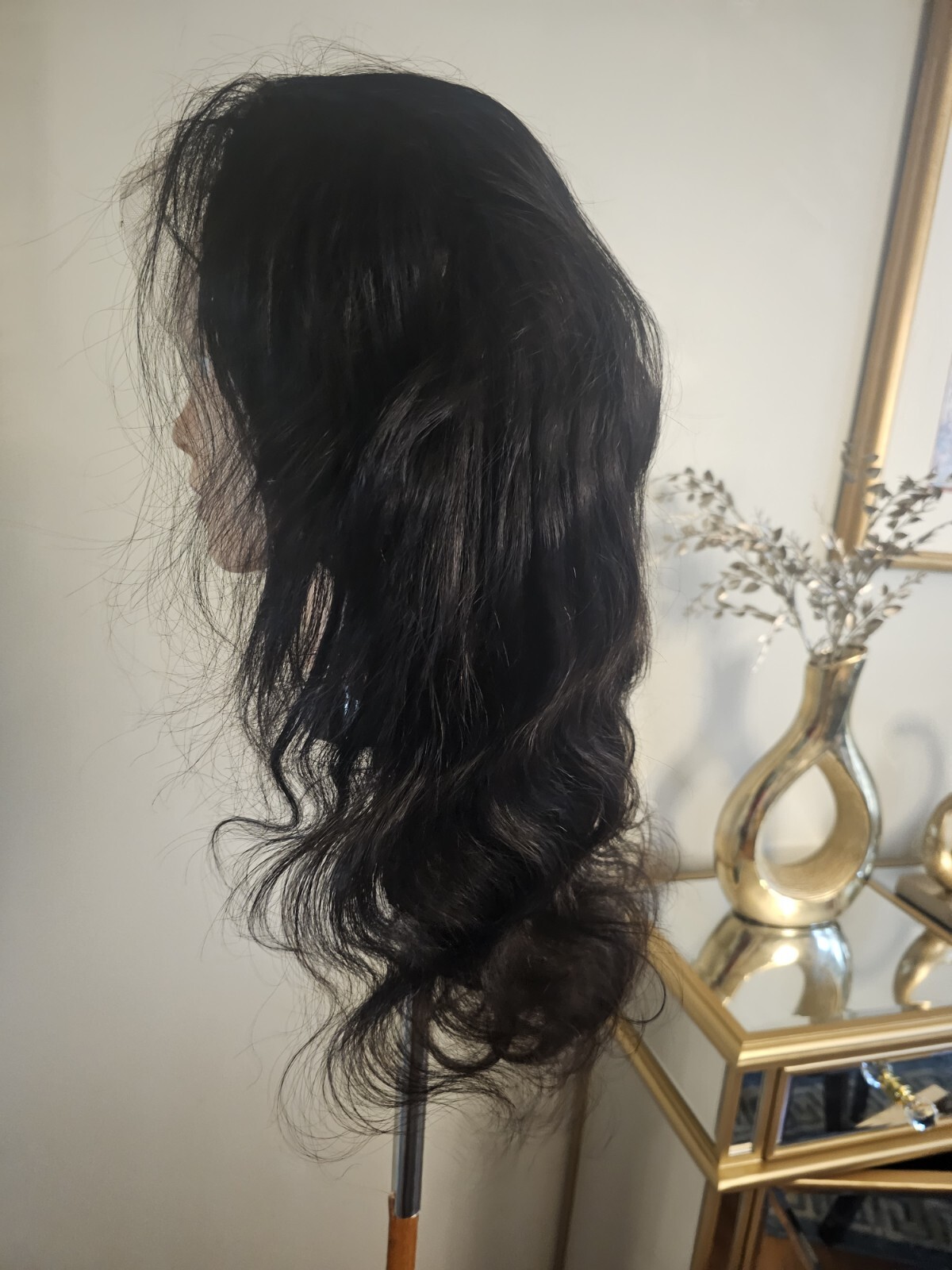 High Quality regular Top 20 to 22″ straight 100% Virgin Human Hair Lace Wig