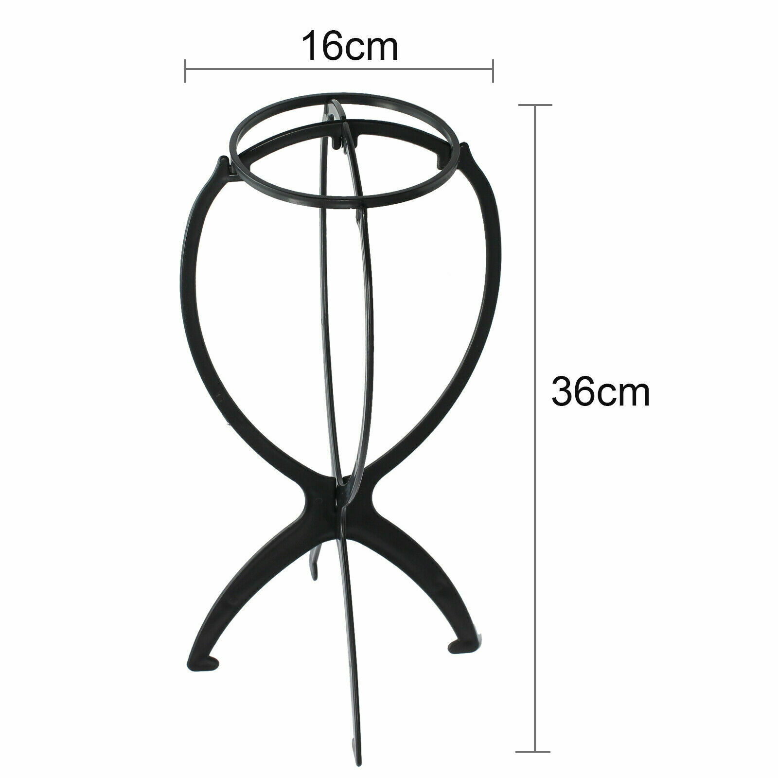 3PCS Wig Display Stand Mannequin Dummy Head Hat Cap Hair Holder Foldable Tools