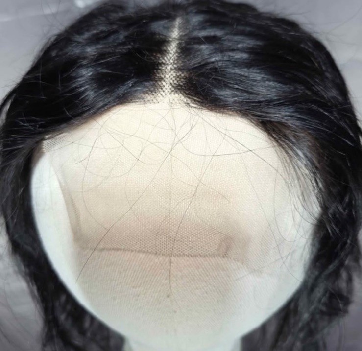 4×4 Lace Closure Wig 20” Glueless Body Wave Human Hair PrePlucked Natural Black