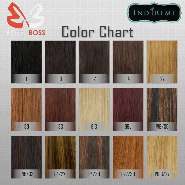 Bobbi Boss Indi Remi, fine silky,14″inch, color#1.